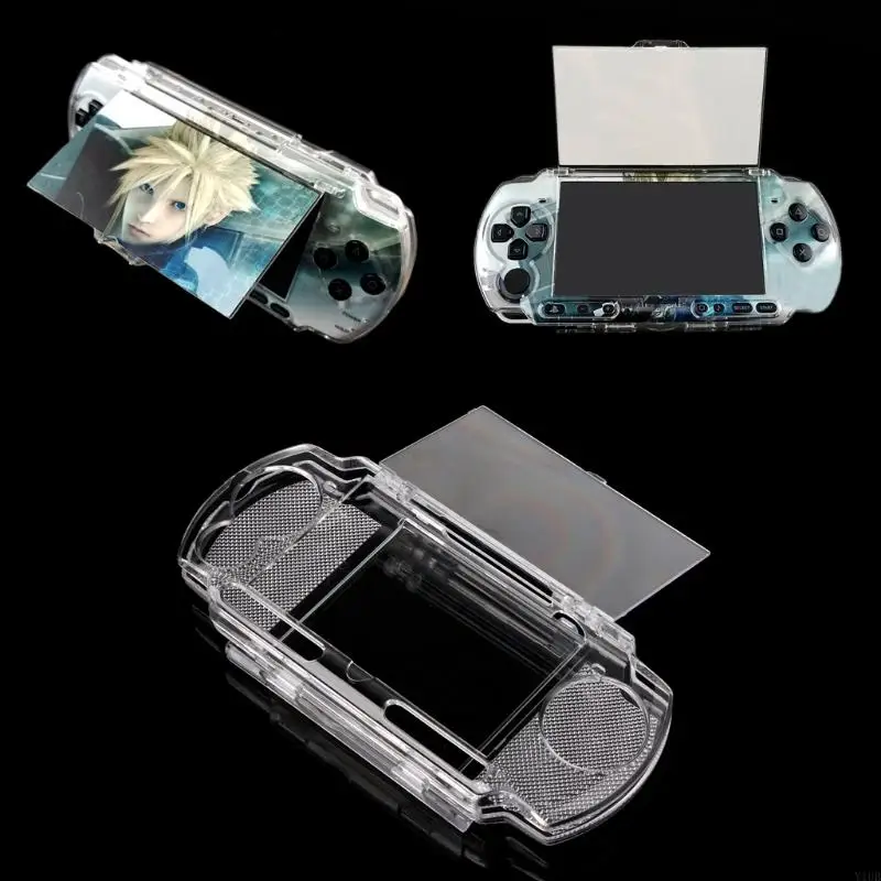 

Y1UB Clear Crystal Protective Cover for Shell for Portable for 2000 3000 Console Controller Protector Skin for Case