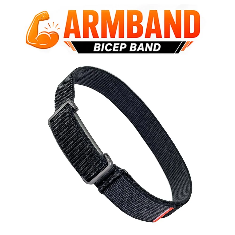 1–2 Stück Nylon-Bizepsbänder für Google Fitbit Air Bands, Fitness-Tracker-Ersatzarmband/Armband für Google Fitbit Air Straps