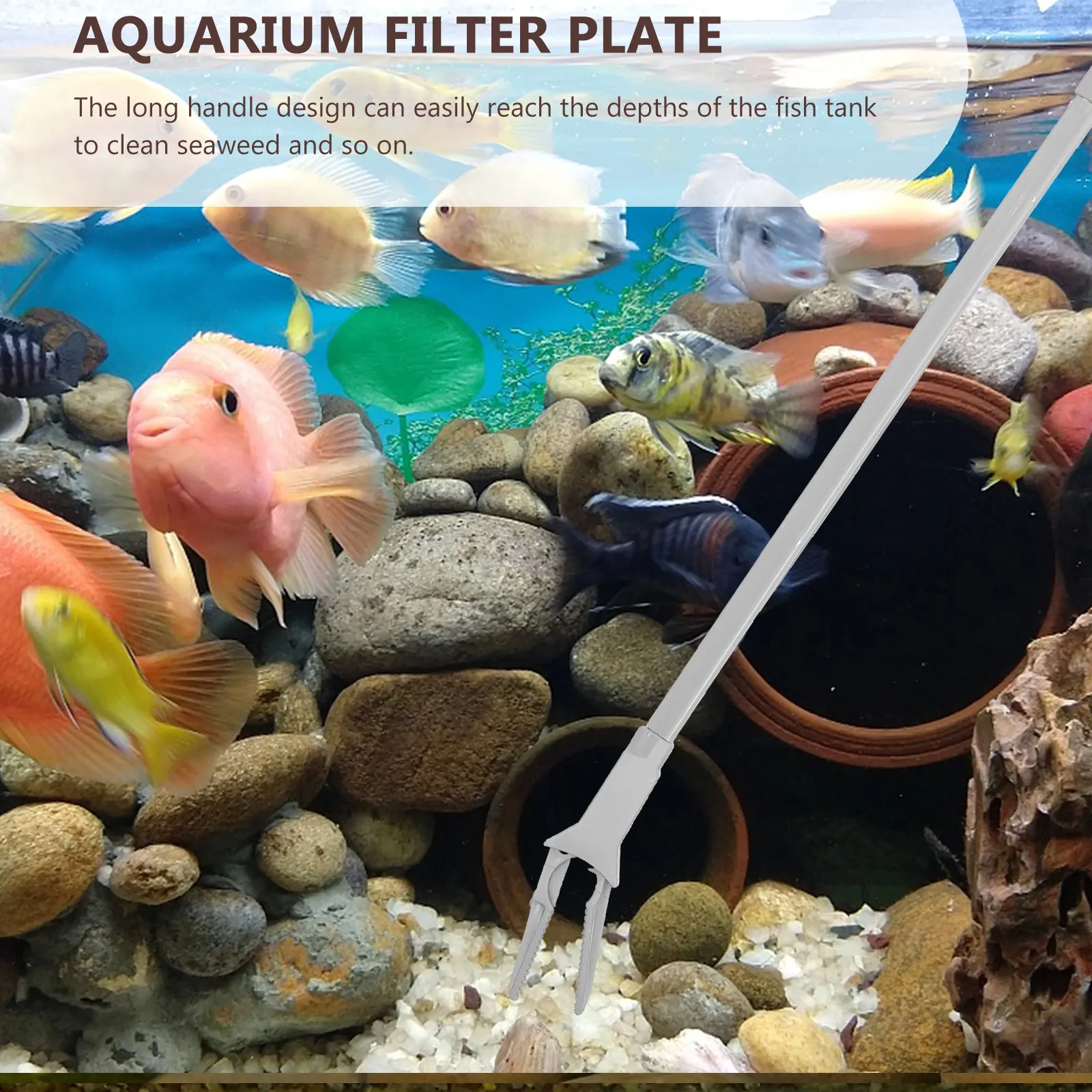 2Pcs Aquarium Water Plant Twee - Planted Clip Tweezers recension och pris