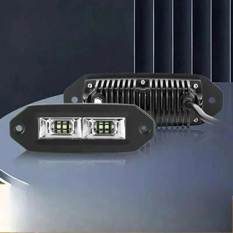 

40 Вт заподлицо светодиодные 2 шт. внедорожные резервные фары для противотуманных фар популярный бампер Atv Utv Suv Truck Boat Led Light Bar