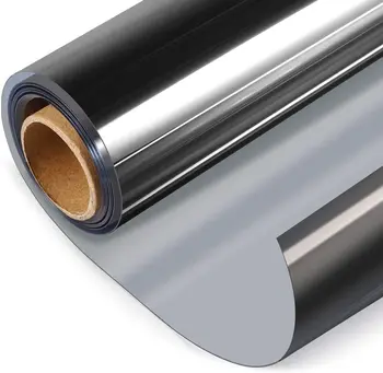 סרט חלון חד כיווני, פרטיות בשעות היום מונעת שמש, צבע חלון משקף עם דבק עצמי לשליטה בחום, מדבקת חלון לבית