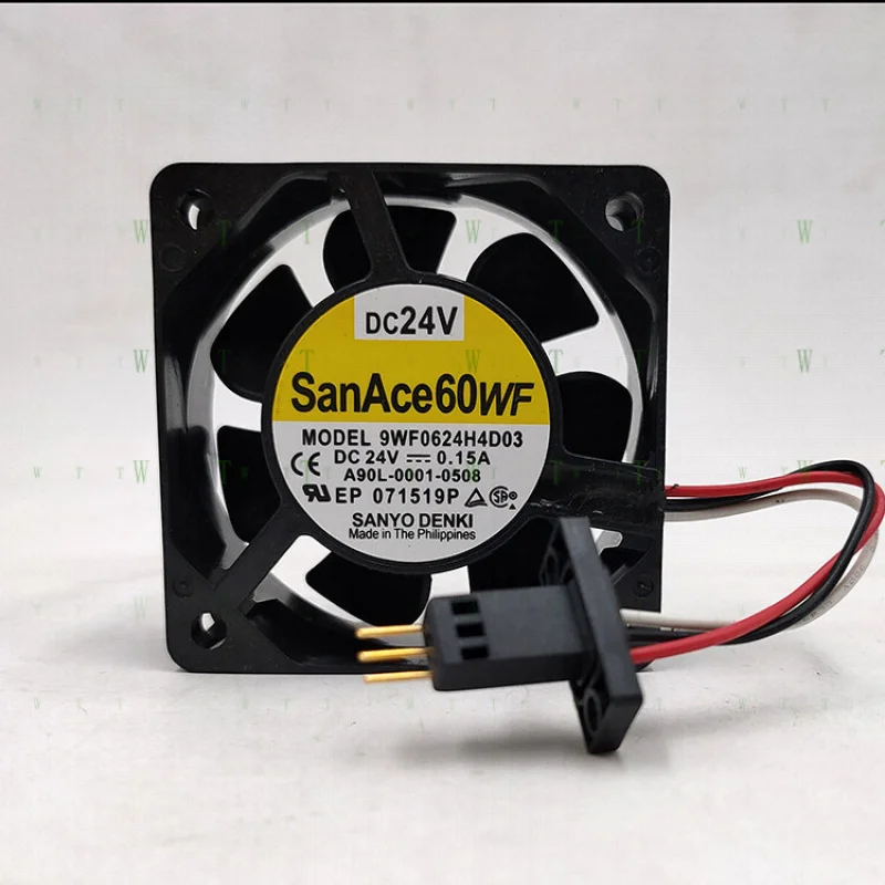 

H 1 pcs for Sanyo SanAce60WF 9WF0624H4D03 A90L-0001-0508 24V0.15A Fanuc Fan