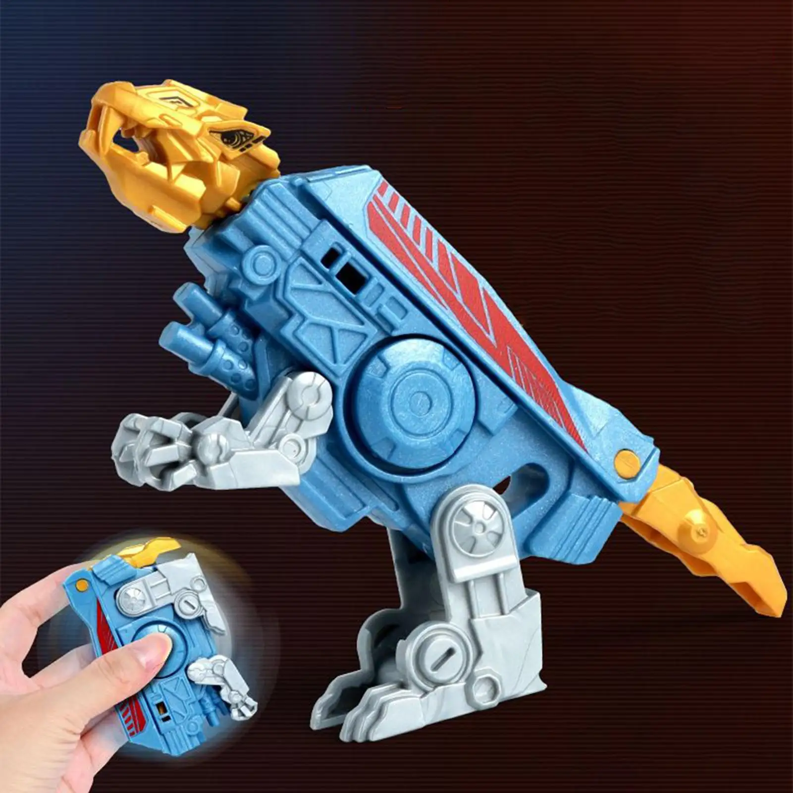 Robot mécanique déformé dinosaure transformable créatif, jouets Fidget, Spinner à main Anti-stress, jouets sensoriels gyroscopiques, cadeaux