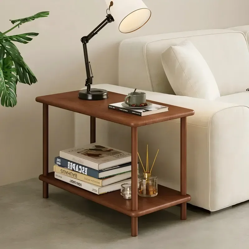 for Sofa Side Table Coffee Table Living Room Household Light Luxury Small Tea Table Rectangular Corner Bedside Simple