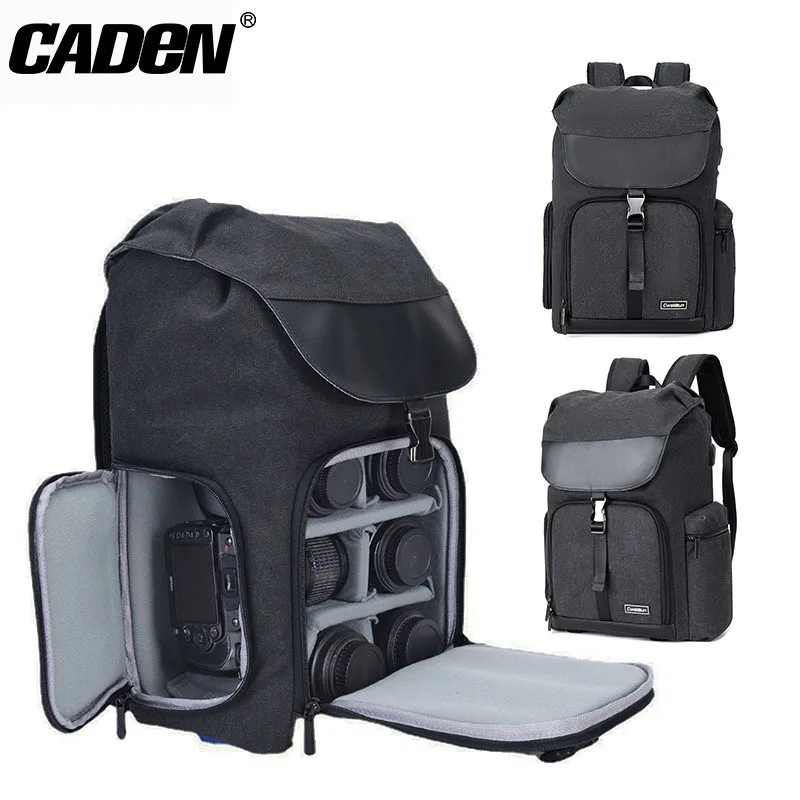 

Backpack Canvas Camera Bag Outdoor Large Capacity Up and Down Split Storage SLR Camera Backpack Photography Bag