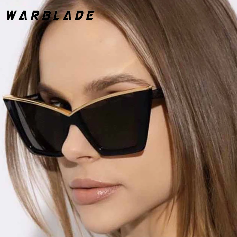 

Vintage Luxury Sexy Cat Eye Women's Sunglasses Retro Brand Designer Trendy Men Sunglass Outdoor Travel Drive Shades UV400 Lentes