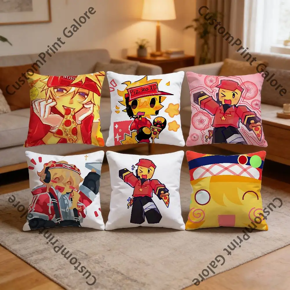 

F-ForsakenS E-Elliot Polyester Printed Pillow Cover Square 30 35 40 45 50 55 cm Soft for Sofa Bed Car Home Decor