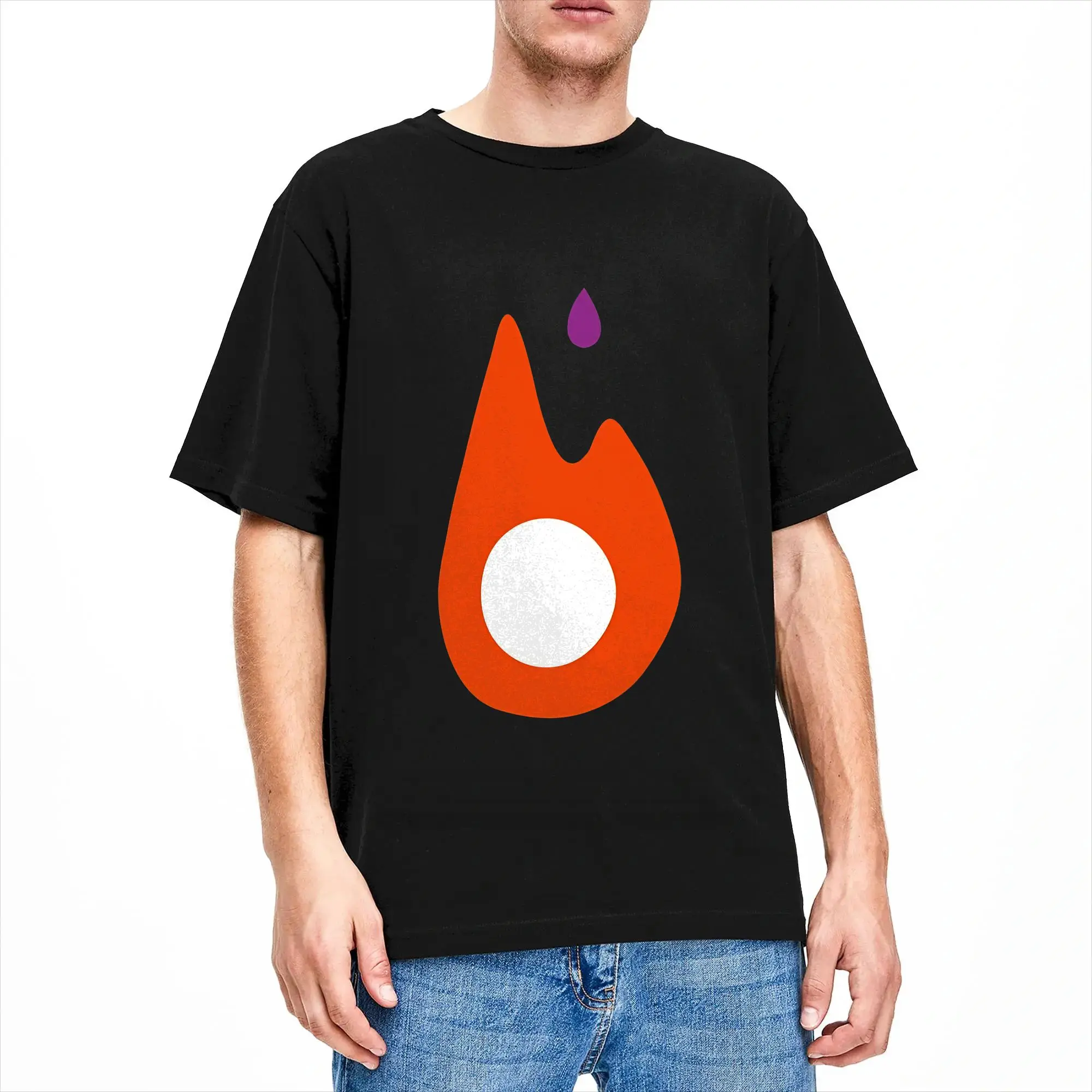 Man T-Shirt Pytorch Logo T Shirts Fashion  Summer Tee Shirt Streetwear Cotton Tops Plus Size