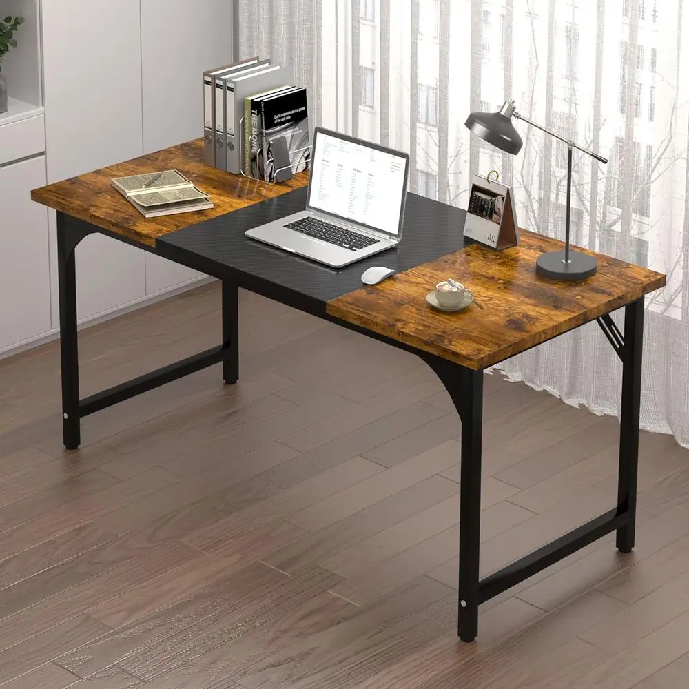 

Computer Desk, 47in Computer Desk, Gaming Oice Desk w/Carbon iber Tabletop, Gaming Oice Desk w/Sturdy Metal e, Home Oice Desks w