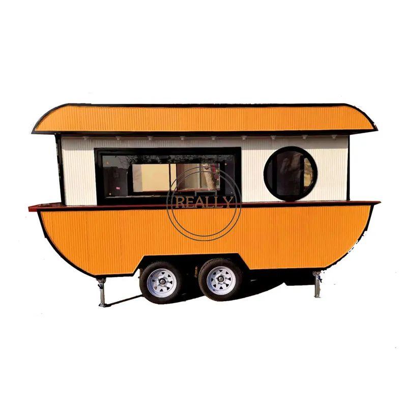 

Factory Price Ice Cream Truck Outdoor Barbecue Hot Dog Pizza Mobile Food Trailer Street Snack Cart For Sale USA