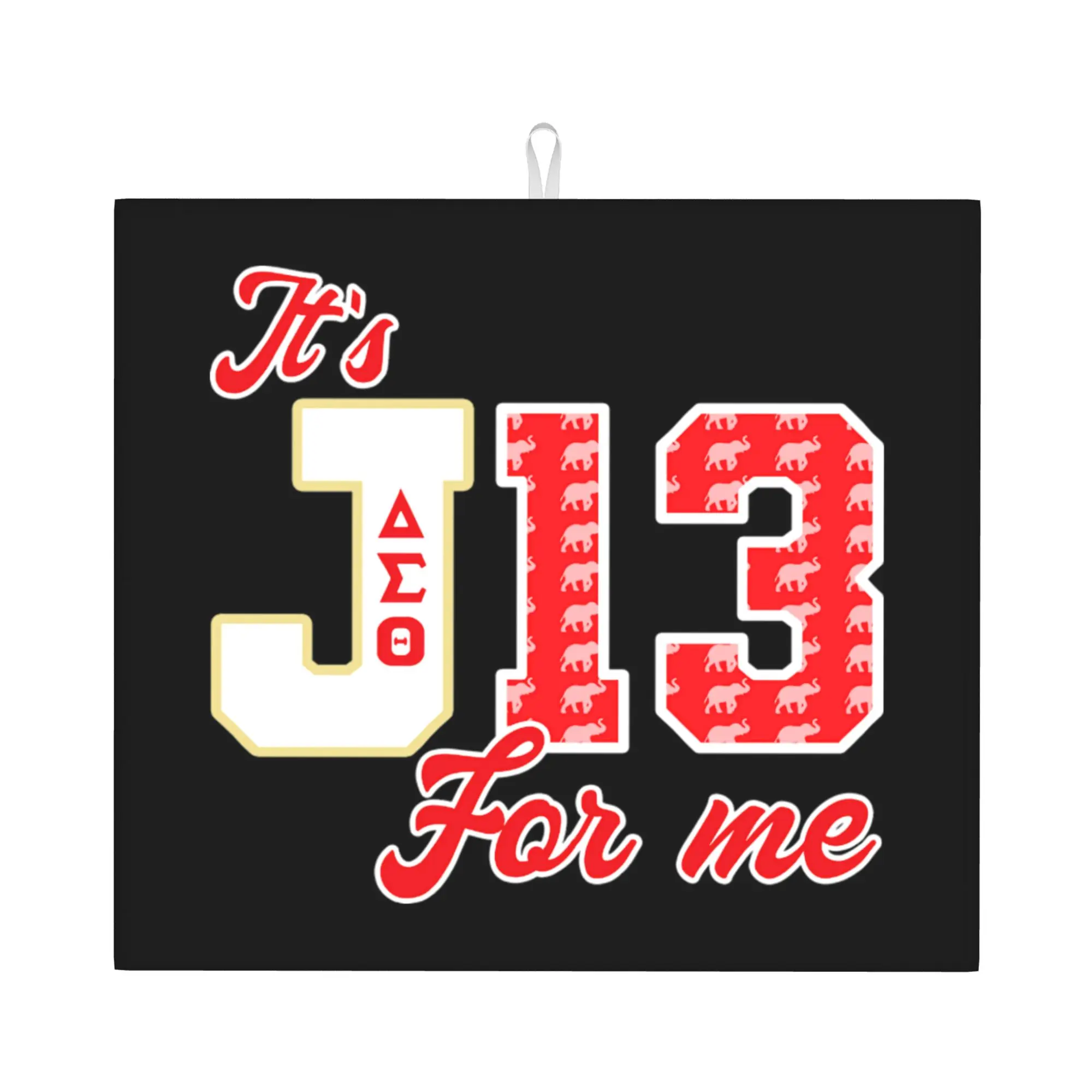 Its For Me Retro 1913 Drying Mat For Kitchen Waterproof Non‑Slip Oil Proof Reusable Delta Sigma Theta Countertop Protector Mat