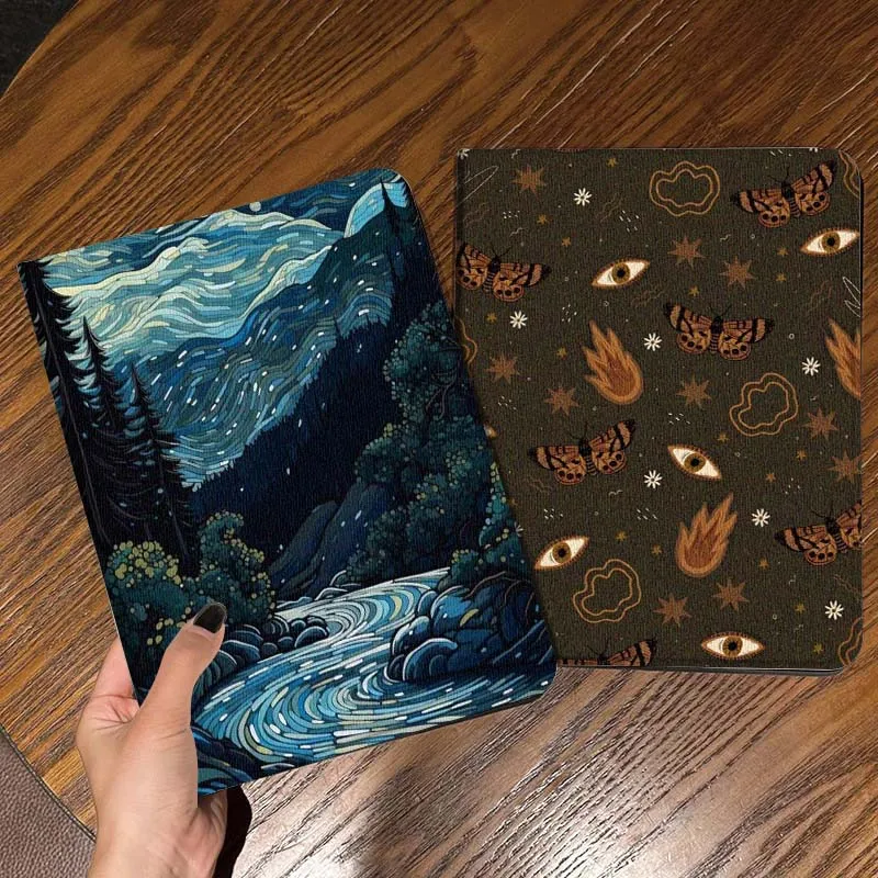 

Чехол для планшета Starry Night River Forest Gift для Samsung Galaxy Tab S7 S8 S9 S10 FE Lite