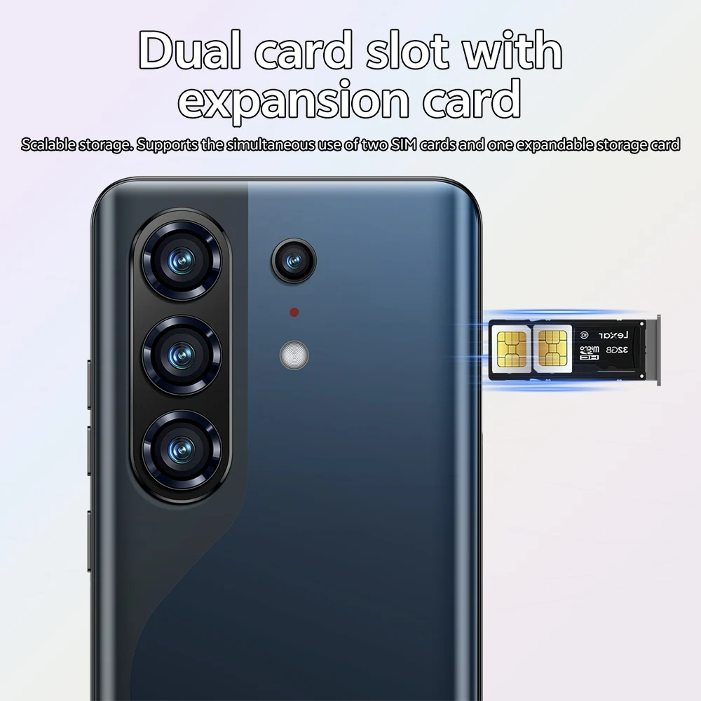 K-Touch Mobile Phones C26 Ultra 7.3 Inch Smartphone Android 15 Cell Phone 7800mAh Face Unlock 5G Dual SIM 16+48MP Camera Global Version Cellphones