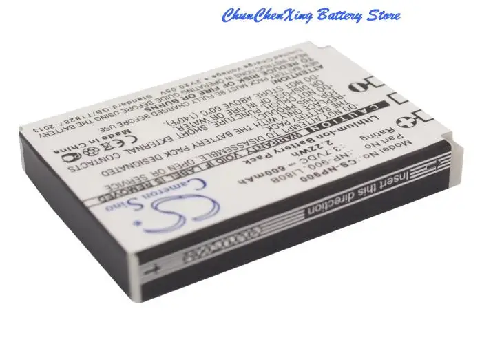 100% NEW 600mAh Battery for MINOLTA DiMAGE E40, DiMAGE E50, For MINOX DC 4211, DC 5222, DC 6311, DC6011