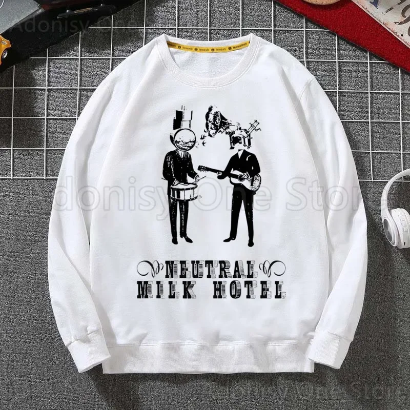 Portishead هوديي الخريف الهيب هوب موضة الرجال/المرأة هوديس ربيع الخريف الذكور هوديس بلوزات غير رسمية الرجال اللون الأبيض