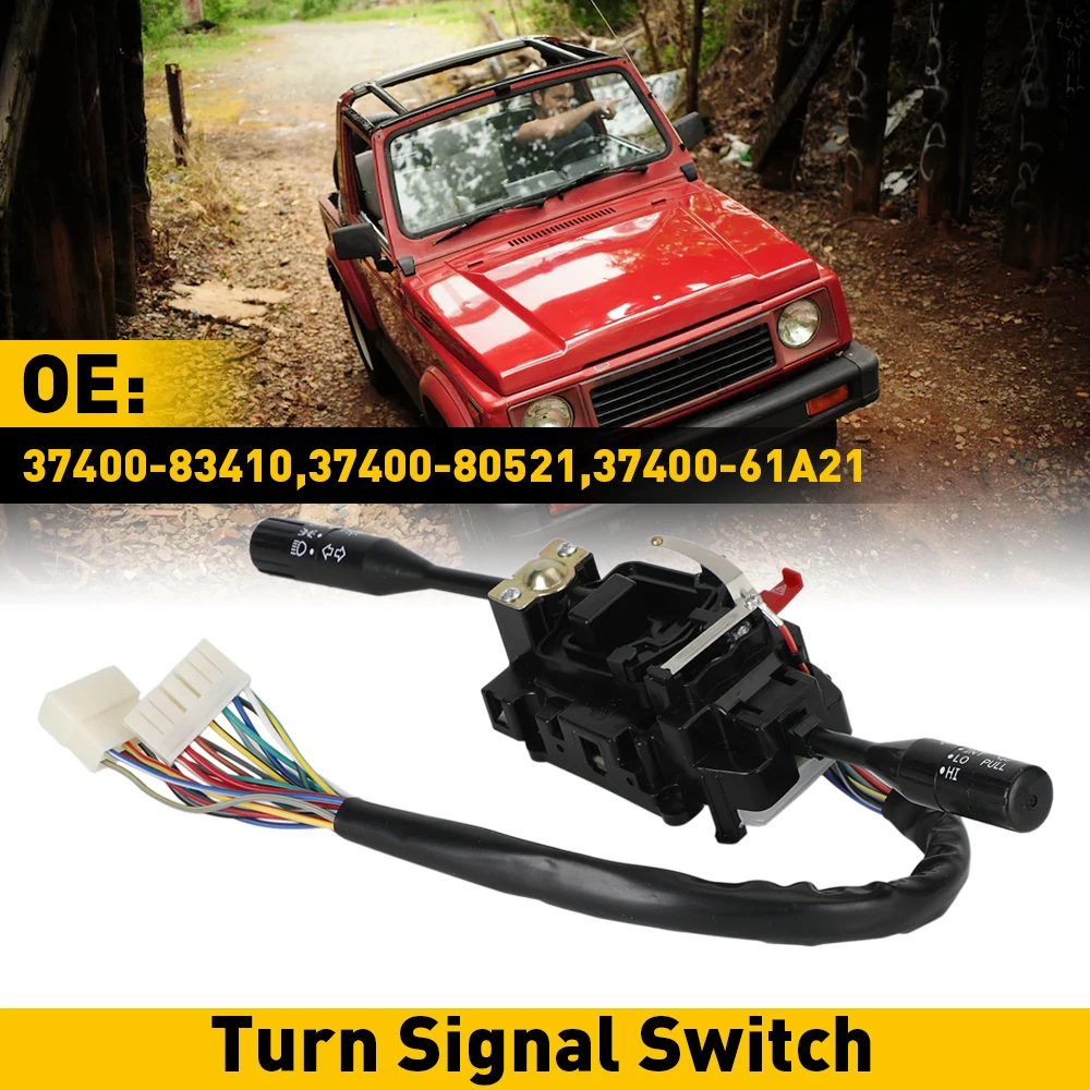 1PC 37400-83410 D37-1061 Turn Signal Switch Lighting System Multi-Function Combination Switch For Suzuki Samurai 1985-1994 1995