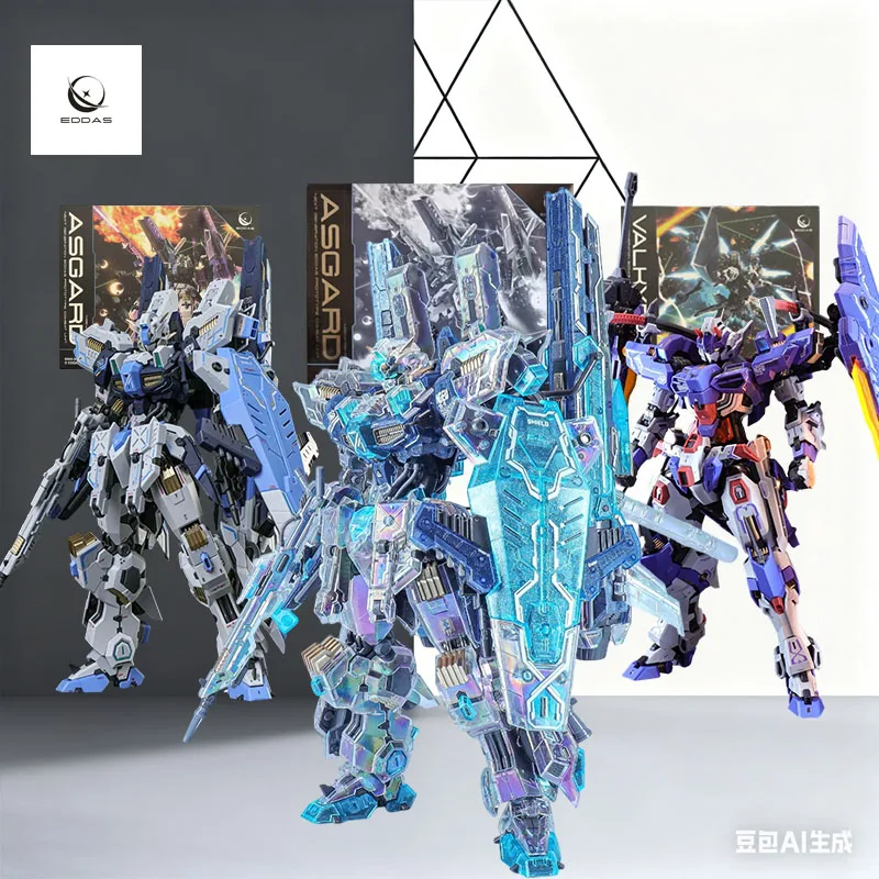 Комплект модели EDDAS 1/100 ASGARD CLEAR COLOR VALHYRIE, аниме, фигурка в сборе, модель игрушки для мальчиков, упакованная в пенопластовых коробках Комплект модели EDDAS 1/100 ASGARD CLEAR COLOR VALHYRIE, аниме, фигурка в сборе, модель игрушки для мальчиков, упакованная в пенопластовых коробках