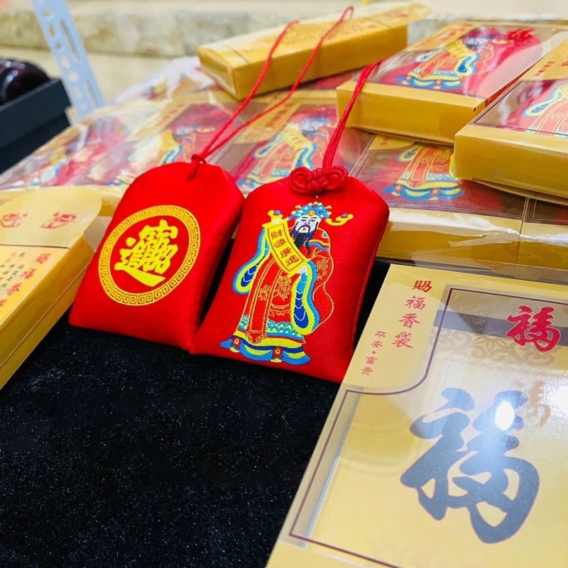 Chinesischer Feng Shui Gott des Reichtums, Buddha-Amulette, Glücksbeutel, sicher, bringt Reichtum, Schatz, Fortuna-Schatz, glückliche Heimdekoration