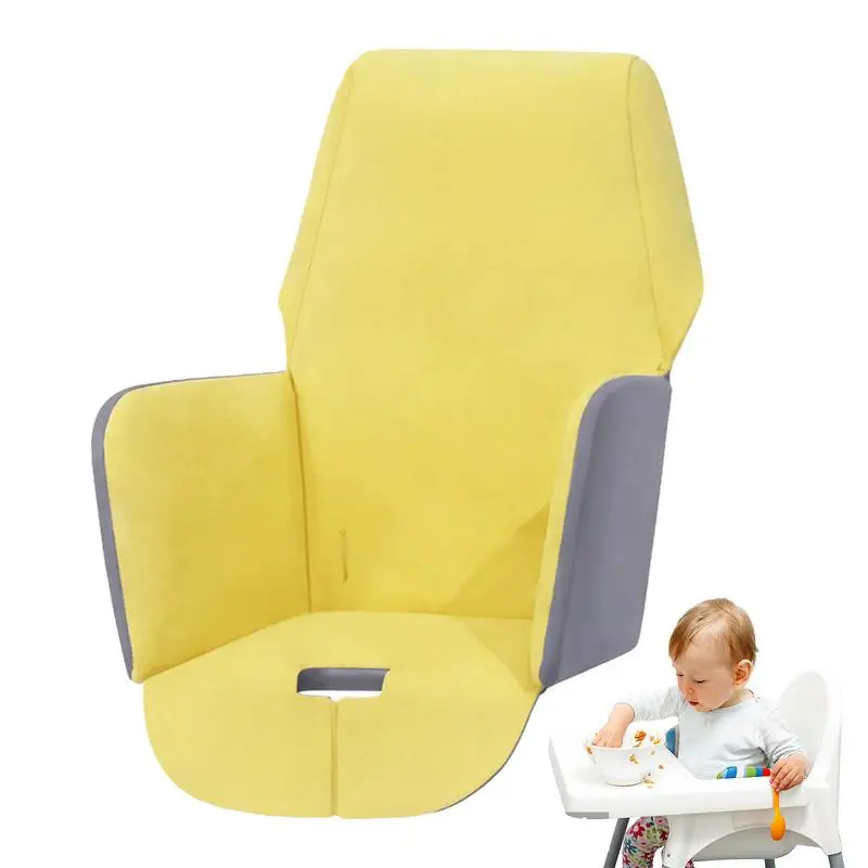 High Chair Cushion Oxford Cloth Seat Cover Soft Washable Chair Cushion Foldable High Chair Accessories For High Chair