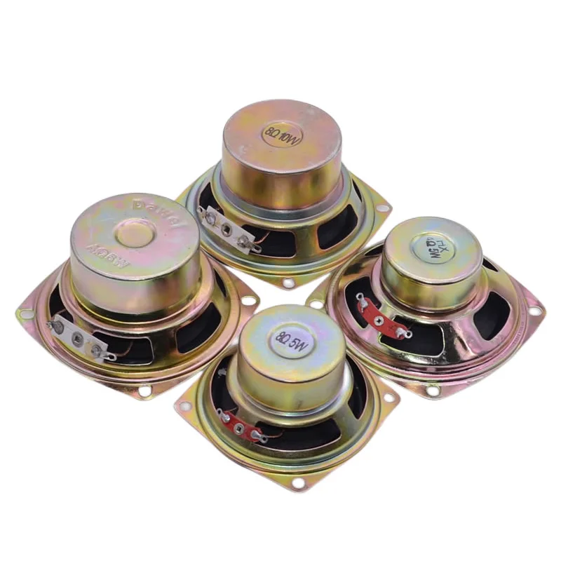 2.5/3-inch speaker 4 Ω/8 Ω/5W/10W small stereo square inner magnetic bubble edge speaker 66mm/78mm