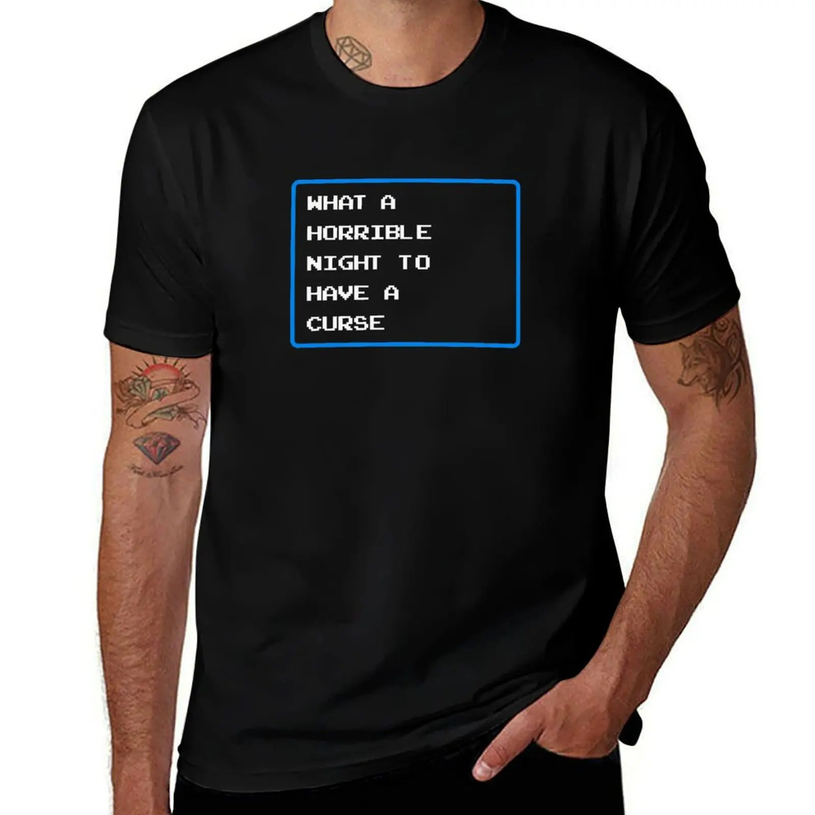 

What a Horrible Night to Have a Curse T-Shirt kawaii clothes cute tops men workout shirt