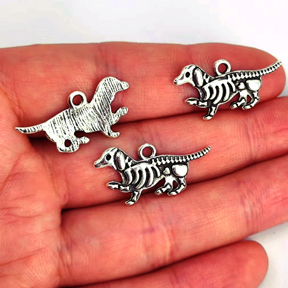 5pcs Creative Trendy Cartoon mermaid Animal Skeleton Gift For Women Men Accessories DIY