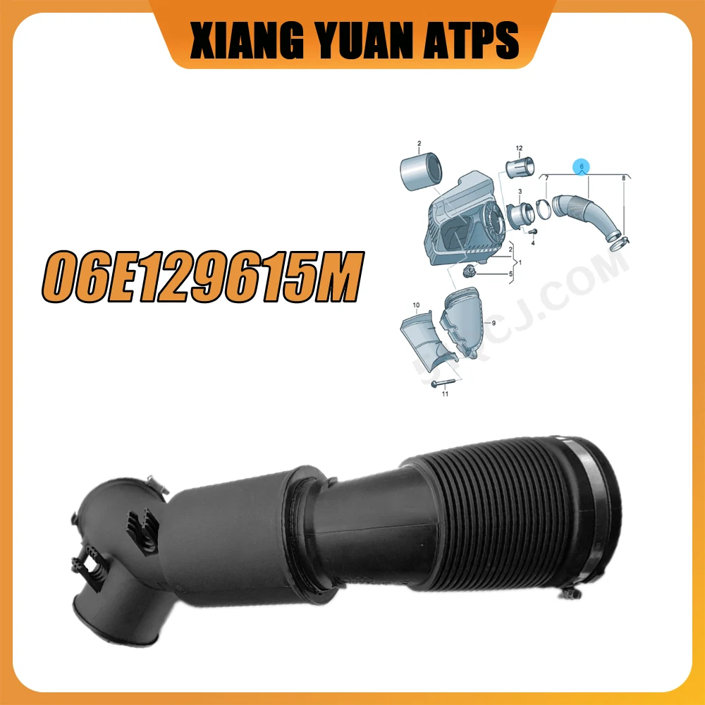 

06E129615M Engine Air Intake Hose For Audi A6 3.0T V6 2012-2018,A7 Sportback 3.0T V6 2012-2018 06E129615H