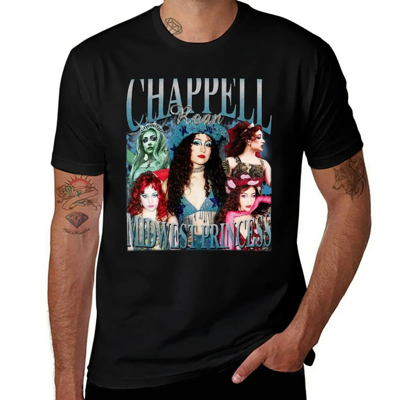 

Chappell Roan Midwest Princess Vintage T-Shirt t shirt men 100% cotton luxury brand t shirts for man graphic tees
