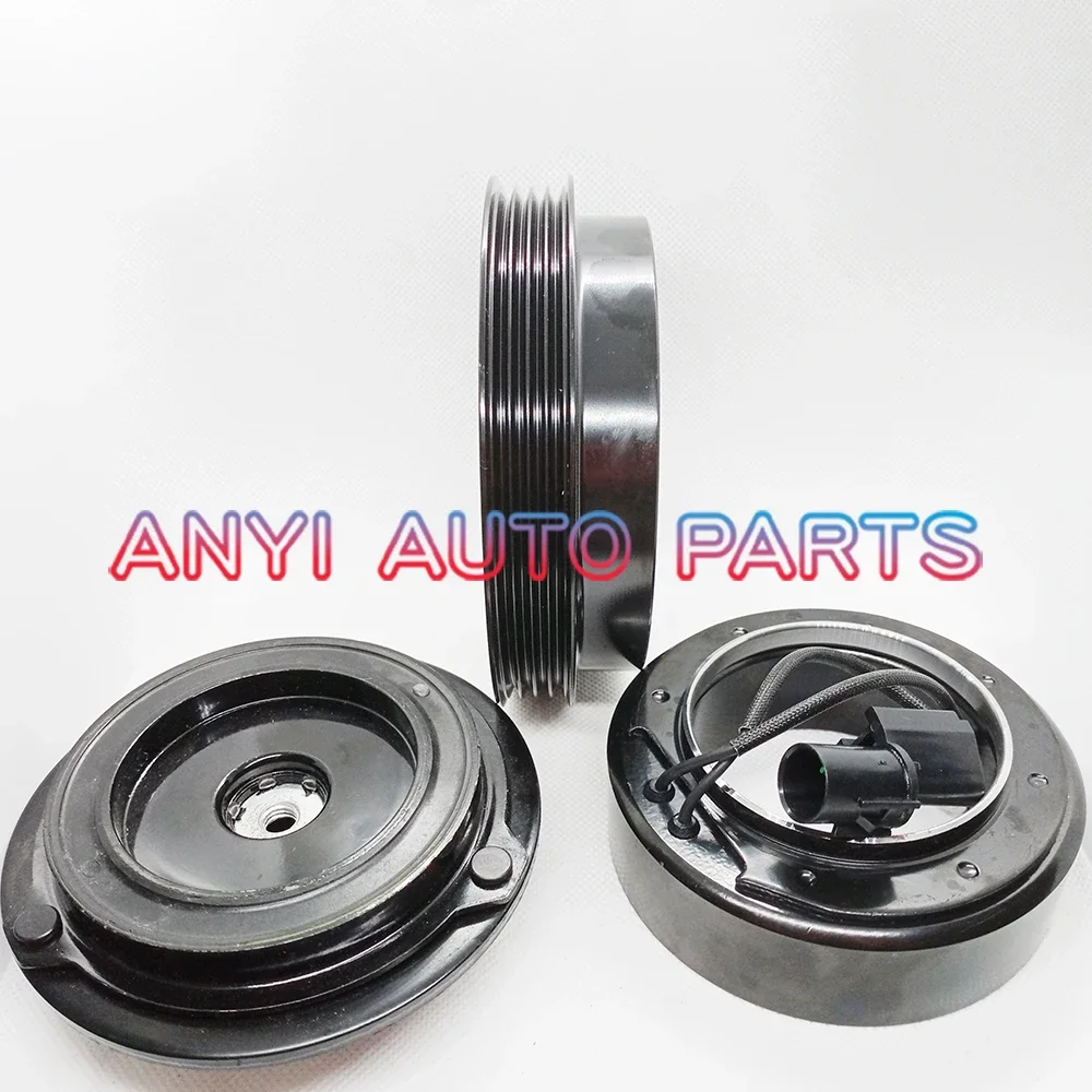 

ANYI AUTO PARTS CA9001 HCC HS15 HS-15 AUTO AC COMPRESSOR CLUTCH ASSEMBLY 4PK for HYUNDAI ELANTRA