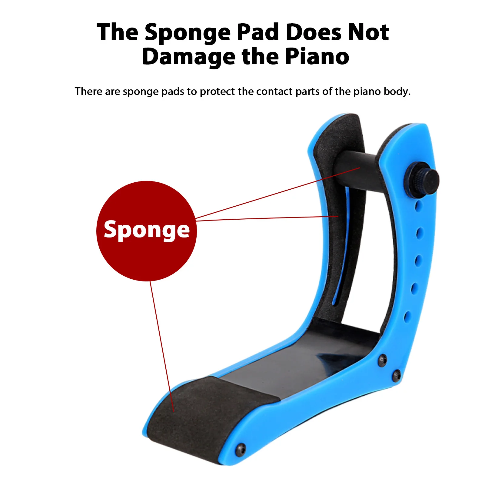 الغيتار الكهربائي حامل داعم حامل 6 موقف ارتفاع قابل للتعديل العمودي الغيتار حامل رفوف ل 35-55 مللي متر سمك الساق الراحة #3