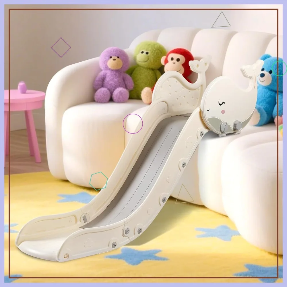 

Indoor Couch Slide for Toddlers 1-3, Kids Baby Slide Playset for Sofa Stairs Bed Small