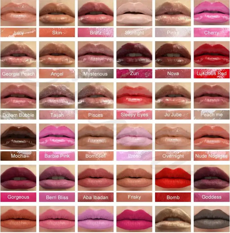 Lipgloss Free Private Label Custom Logo Wholesale Matte Liquid Lipstick Waterproof White Tube Pigment Glossy Lip Gloss Vendor