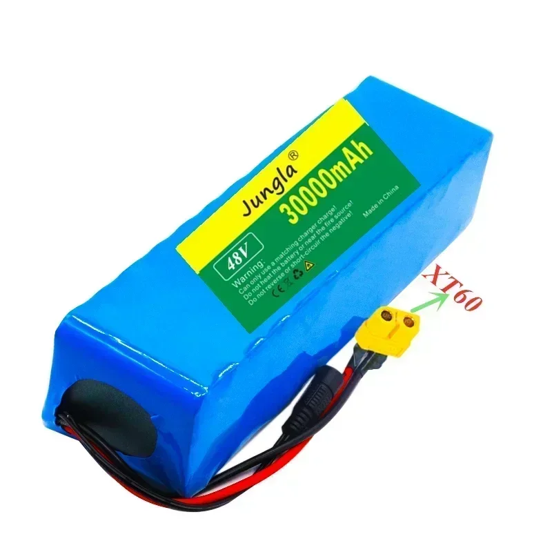 100% original 48V 30Ah 1000W 13S3P 18650 battery pack 54.6V electric with 25A discharge BMS