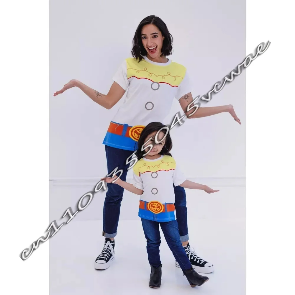 

Летняя спортивная футболка Disney Toy Story Cosplay Woody Reese на День святого Валентина, мужская и женская футболка для беременных, 2026