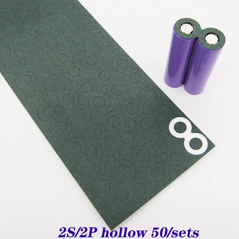 18650 Li-ion Battery Insulation Gasket Barley Paper Lithium Pack Cell Positive Electrode Insulated Pads Adhesive Hollow Solid