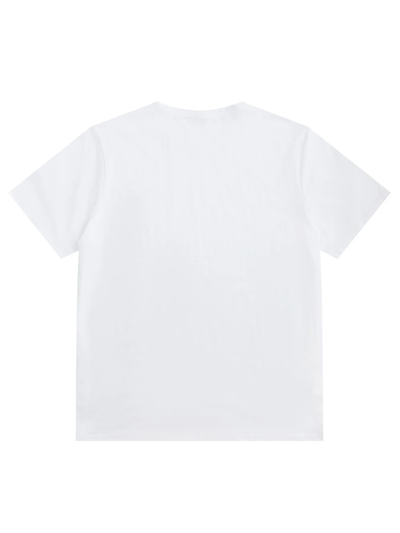 Men's Vintage-Style Graphic T-Shirt – White with Yellow Punk-Rock Comic Print; Comfortable Fit; Urban Fashion Short-Sleeve Tee