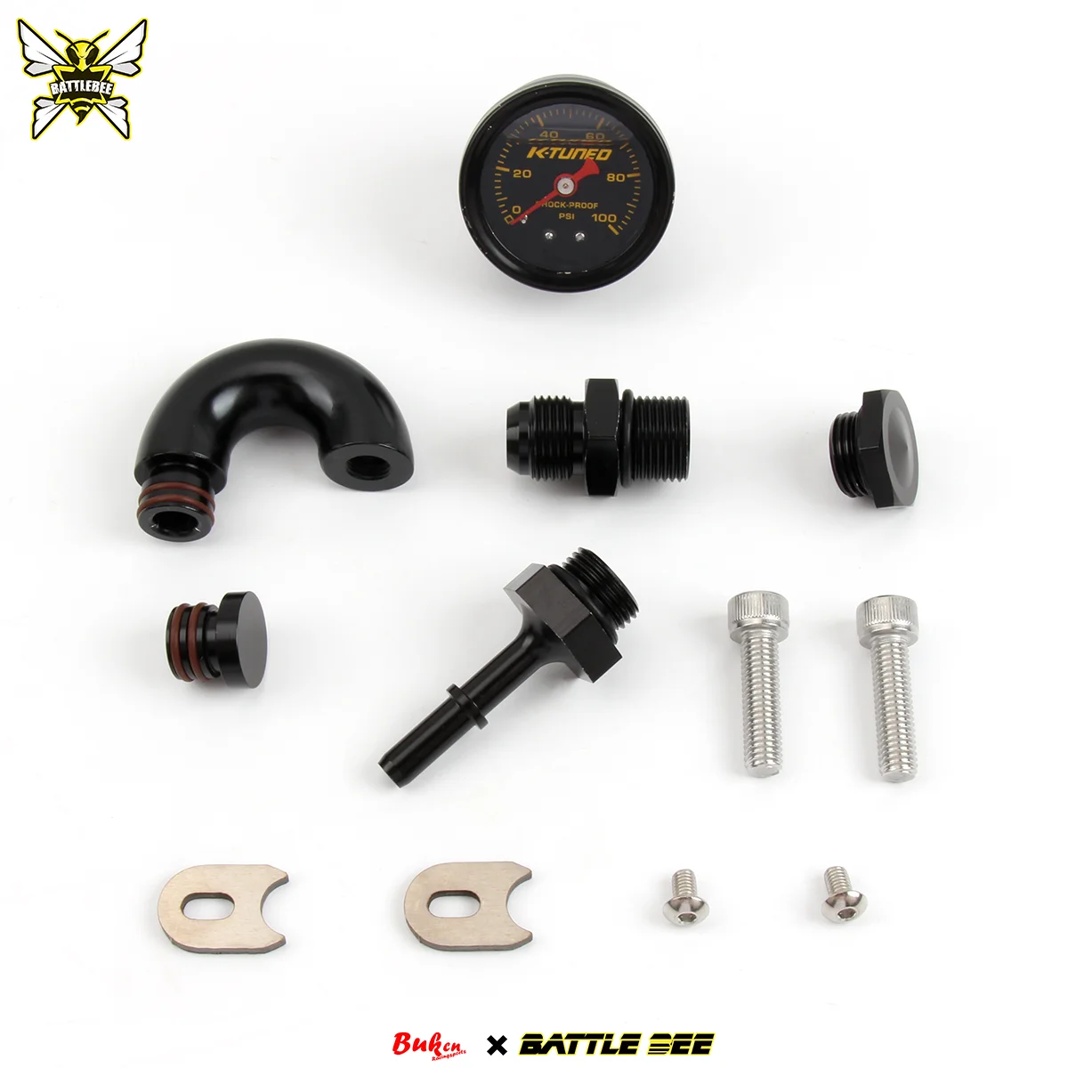 Geeignet für Honda Civic K20 K24 FD2 CL7 DC5 Kraftstoffverteiler K-Serie Kraftstoffverteiler mit Öldruckanzeige – Detail 15