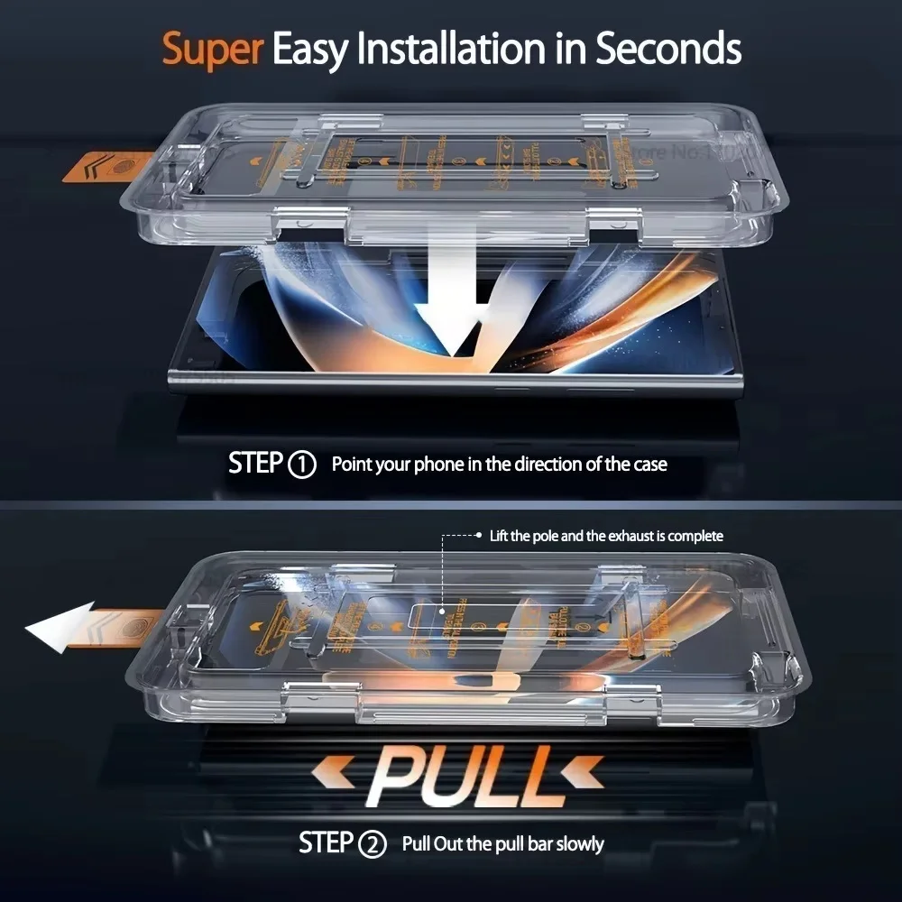 Dust Free Easy Install 4PCS HD Tempered Glass Screen Protector for Samsung Galaxy S26 Ultra S26 Plus Anti Bubble New Film