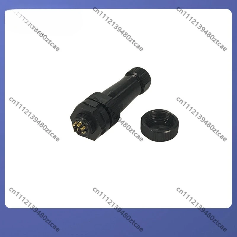 8 Pin Wire-to-Wire Deep Water Aviation Waterproof Connector Subsea Cable Plug For ROV AUV Accessories