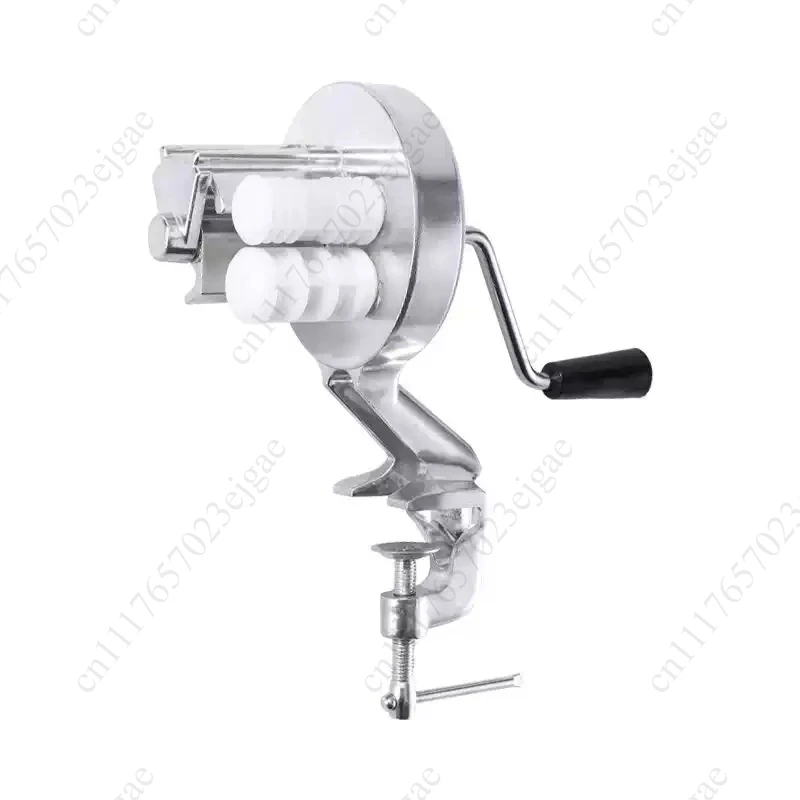 Kitchen small tool, manual ergonomic hand cranked macaroni machine, labor-saving noodle machine, dough maker