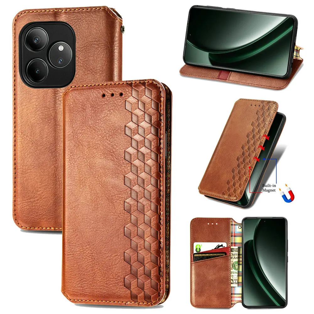 

Leather Magnet Book Funda Realme GT Neo 6 6T 5G 2024 Luxury Case for OPPO Realme GT2 Pro 2T 3T Neo 3 GT3 GT6 T 2 Master Neo6 SE