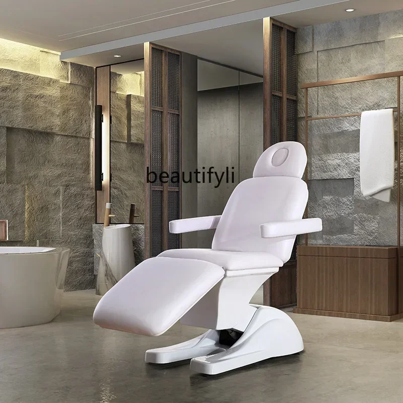 

Electric Beauty Lifting Tattoo Dental Bed Folding Massage Physiotherapy Lifting Micro-Whole Bed