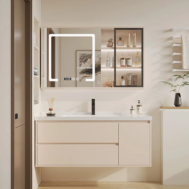 

Bathroom Cabinet Space Saving Furniture Sink Storage Mirrors Cabinets Saving Bathroom Luxury Kabineti Cabinet Multipurpose