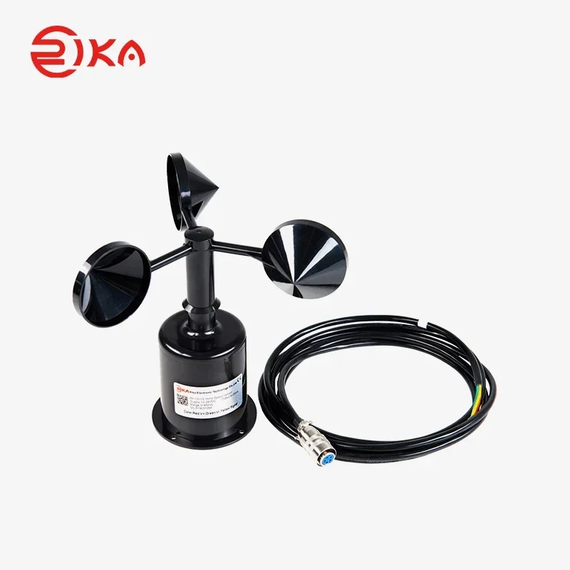 RK100-02 Rika Hot Selling Cheap Wind Speed Sensor ABS Anemometer for Traffic Weather/Greenhouse/Solar Energy/Weather Monitoring