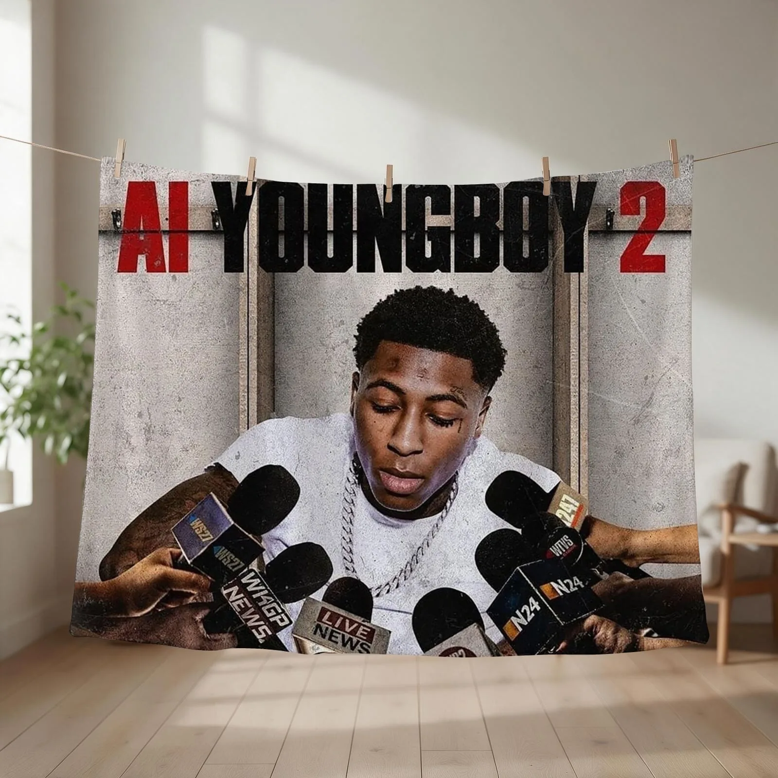 Threeboy Young Boy Never Broke American Tour 2020 Throw Blanket Bed linens Luxury Thicken Vintage Summer Beddings Blankets