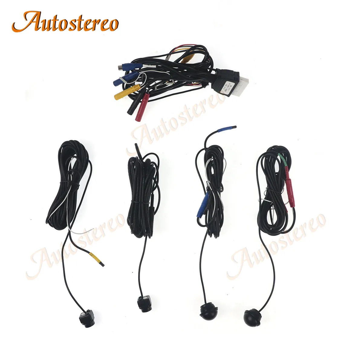 Car Bird View System 360 Degree Cameras 3D 4 Reverse Camera Front Side Cameras And Reverse Camera Back Camera System 360