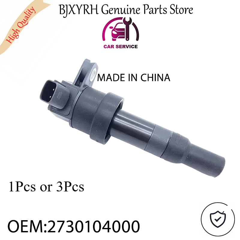 

2730104000 High Quality Ignition Coil Available as 1PC or 3PC Set for Hyundai i10 1.0L 2011-2020 Kia Picanto 2 1.0L 2011-2017