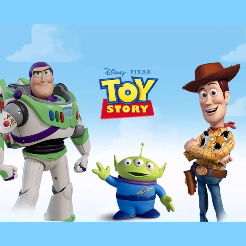 

Genuine Disney Toy Story 4 Woody Buzz Lighty Forky Rex Action Figures Collection Dolls Kids Toys Model For Children Gift