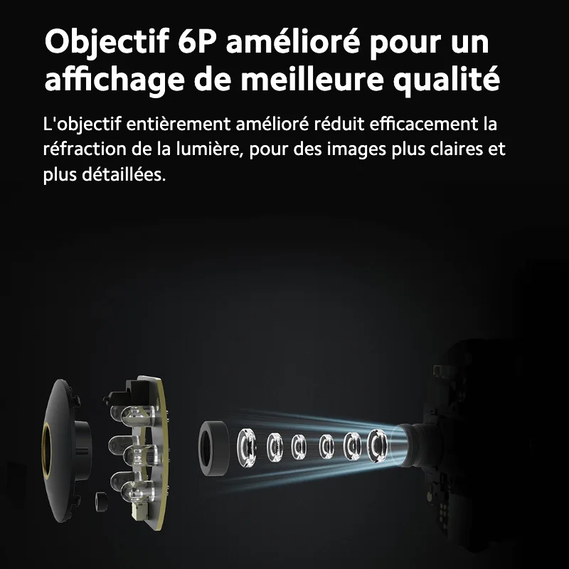 كاميرا Xiaomi France Xiaomi الذكية C300 مع صورة 2K فائقة الوضوح وIA مطورة 3 مليون بكسل فتحة كبيرة F1.4 لون حتى مع كشف الإنسان منخفض الإضاءة عبر IA