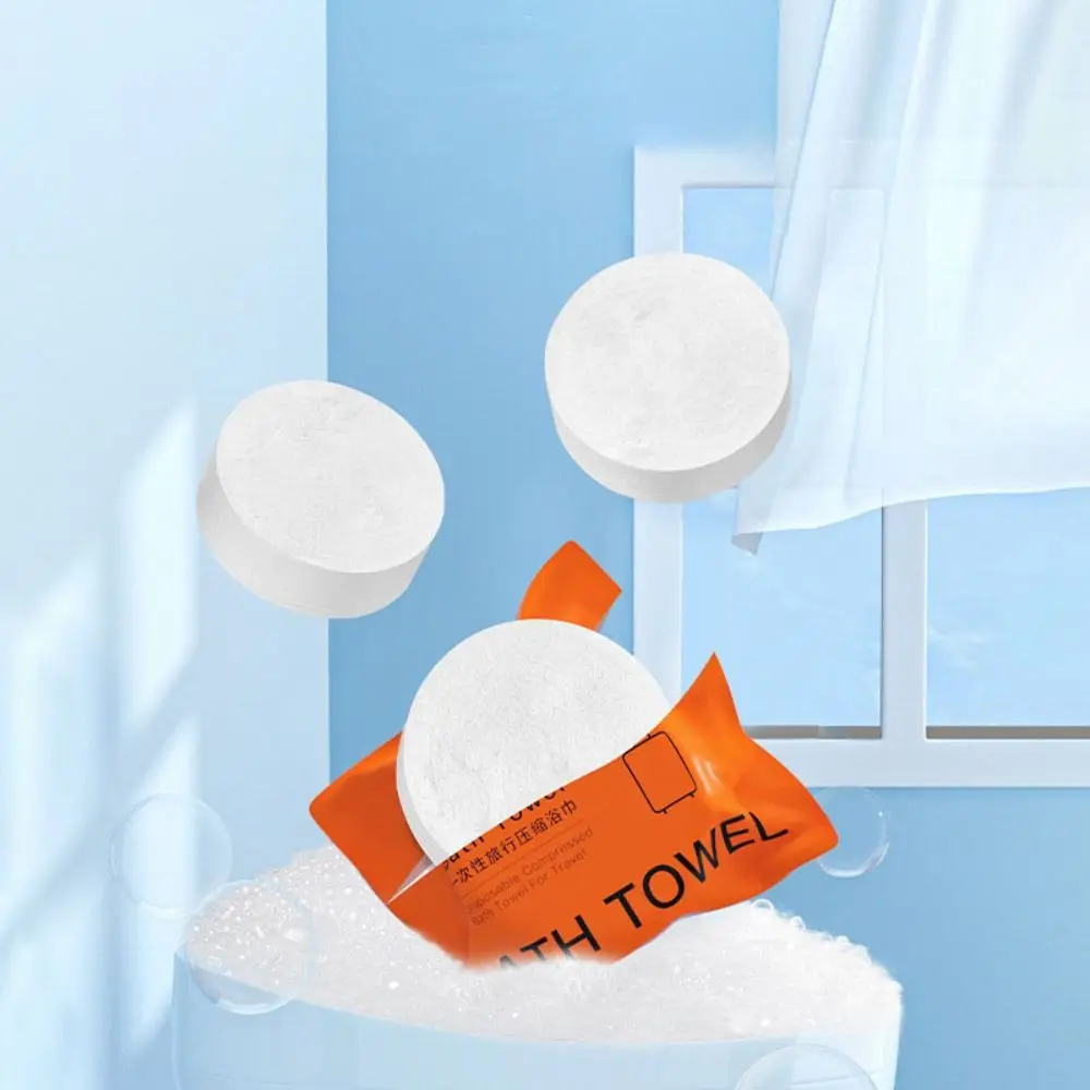 70x140cm Cotton Disposable Compressed Bath Towel Non-woven Washable Portable Bath Towels Thickened Enlarged Quick-Drying Towel